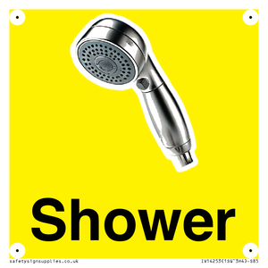 Shower Dementia Friendly Yellow 